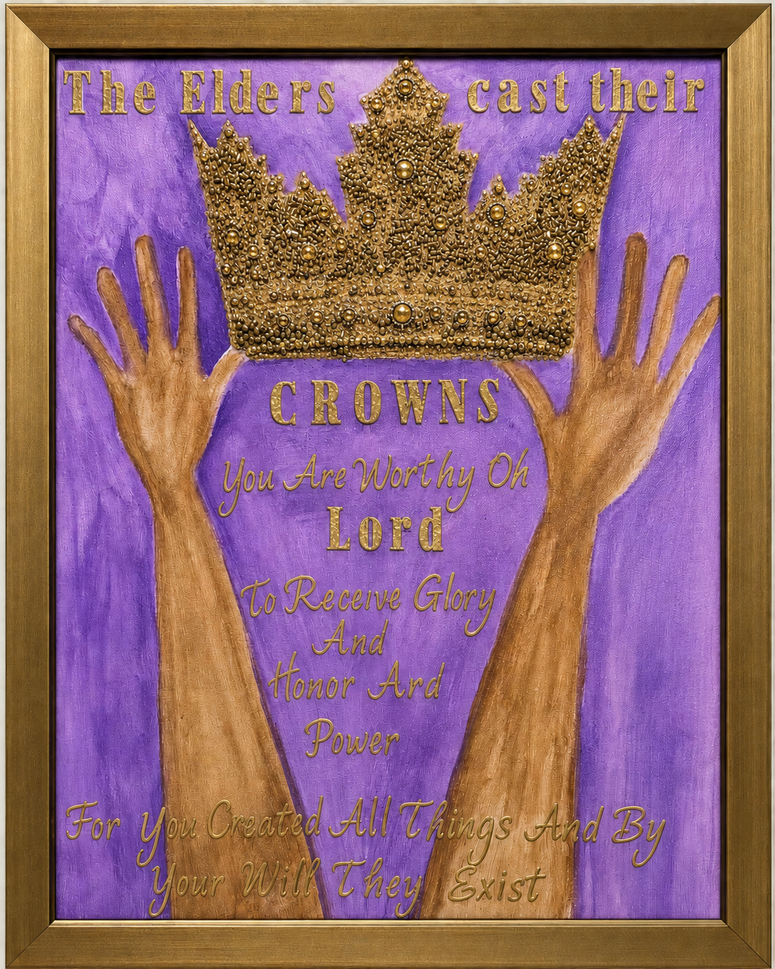 Purple Background Casting Crowns Revelation 4:10